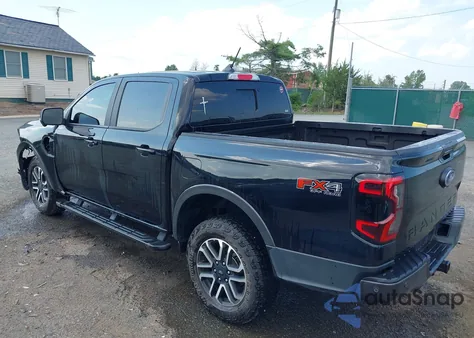 2024 Ford Ranger Lariat из США, поврежденный, VIN 1FTER4KH7RLE51461